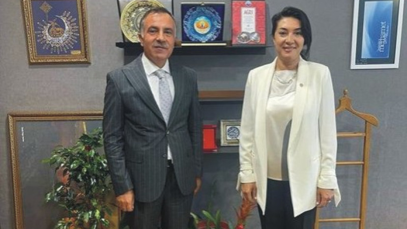 Ruken Şahin Kilerci, Abbas Aydın'ı Ziyaret Etti