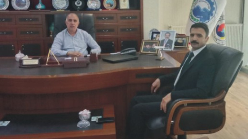 Ağrı Ahmedi Hani Havaalanı Müdürü Ferdal Durmuş  ATSO'yu Ziyaret etti