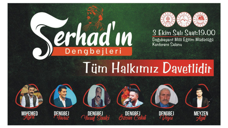 Doğubayazıt’ta Dengbej Şöleni Yapılacak