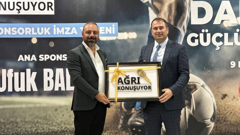 AĞRI KONUŞUYOR PLATFORMUNDAN AMATÖR SPOR HAFTASINDA FUTBOL KULÜPLERİNE