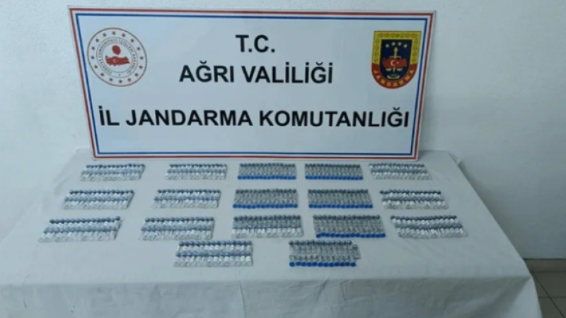 Ağrı'da kaçak 473 botoks ilacı ele geçirildi