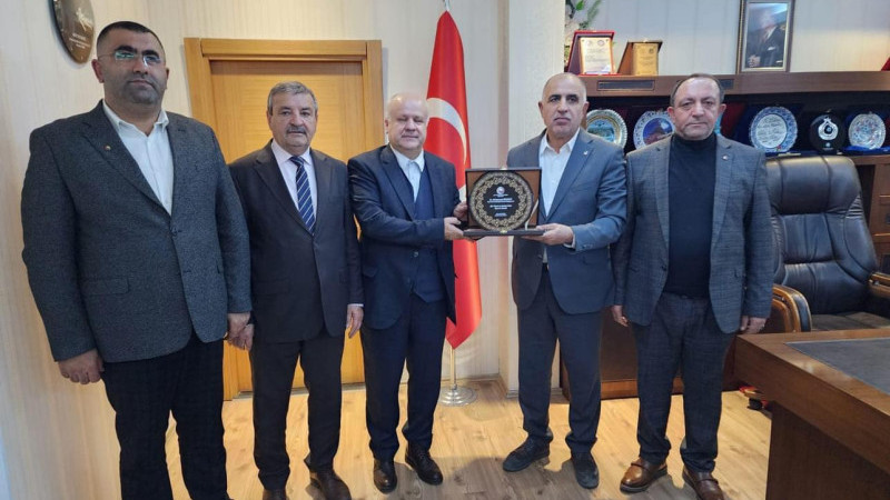 Konsolos Mohammad Ebrahimi'den Saim Alpaslan'a ziyaret