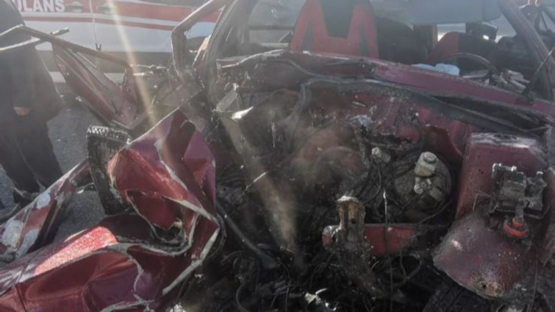 Ağrı'da trafik kazası; 2 yaralı