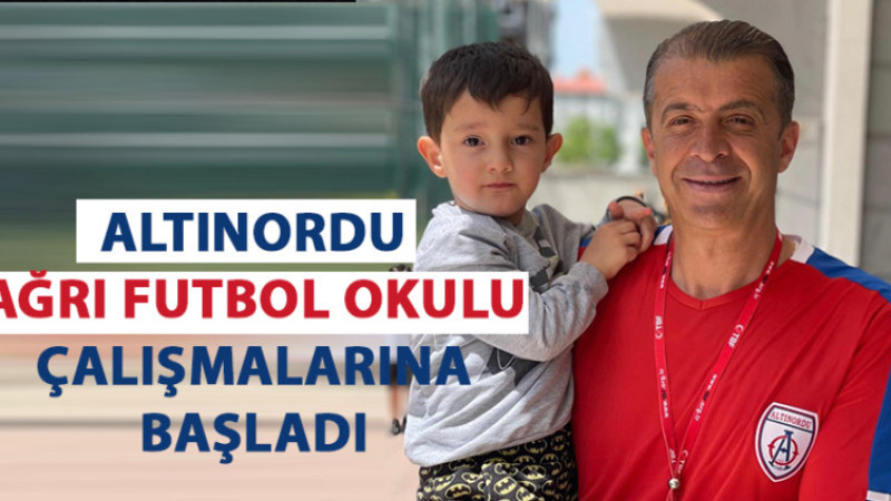 Ağrı Altınordu Futbol Okulu Antrenmanlara Başladı