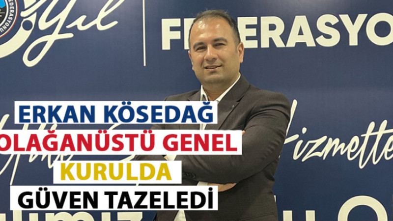 ASKF Delegeleri Erkan Kösedağ ile Devam Kararı Aldı