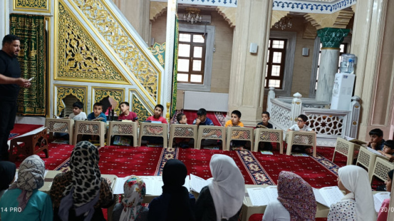  Hacı Medet Kılıç Camii de yaz Kur'an kursu başladı 