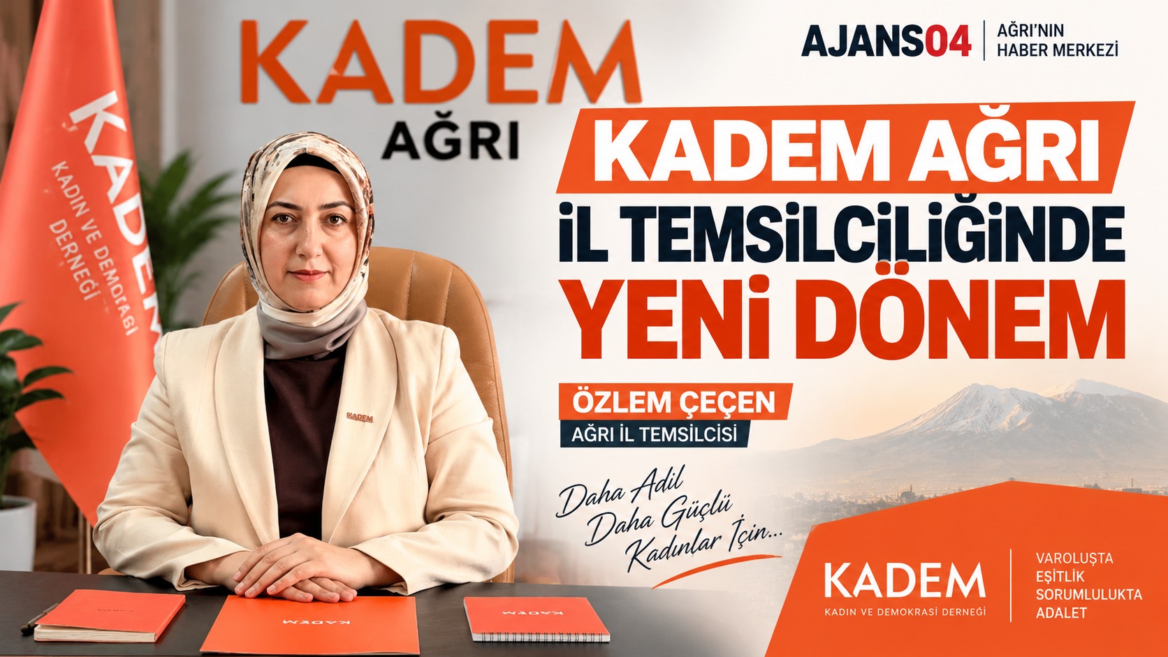 KADEM Ağrı İl Temsilciliğine Özlem Çeçen Atandı