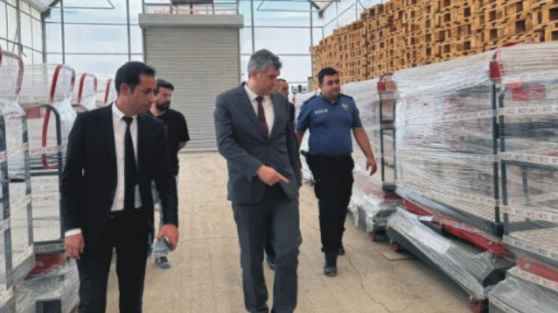 Kaymakam Korkusuz’dan TDİOSB ve Sera Bölgesi’ne İnceleme Ziyareti