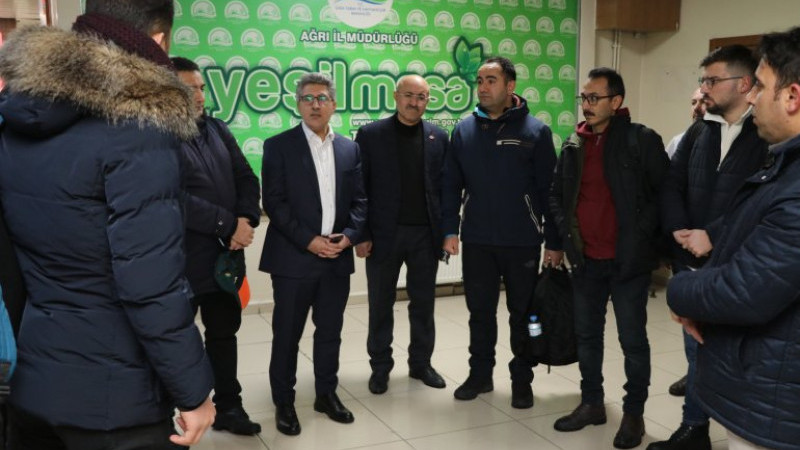 Ağrı Tarım ve Orman Müdürlüğü Ekipleri Deprem Bölgesinde