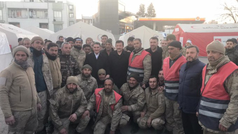 Ağrı'dan Giden Korucular Deprem Bölgesinde