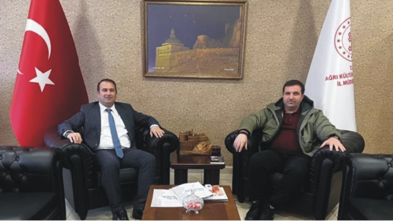 İş insanı Bişar Çoktin’den Erkan Kösedağ’a ziyaret