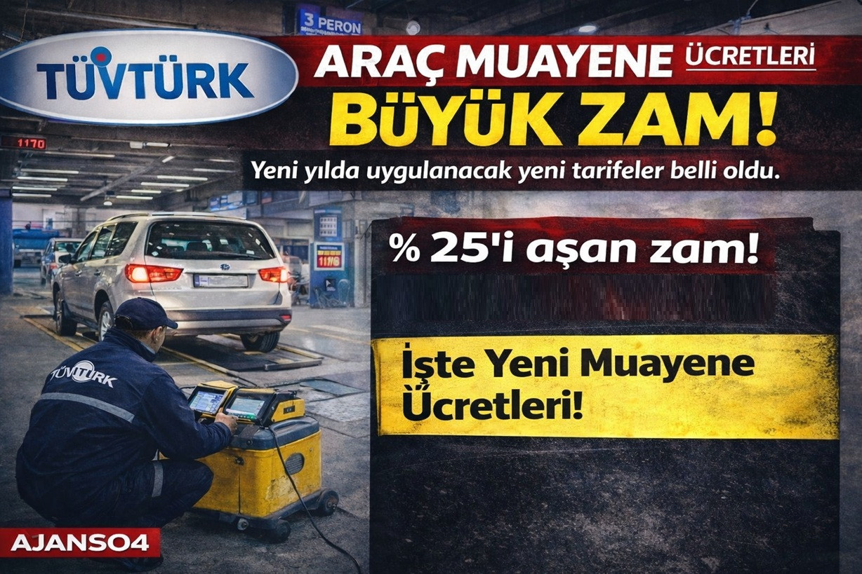 Araç Muayene Ücretleri Zamlandı, İşte Yeni Tarife