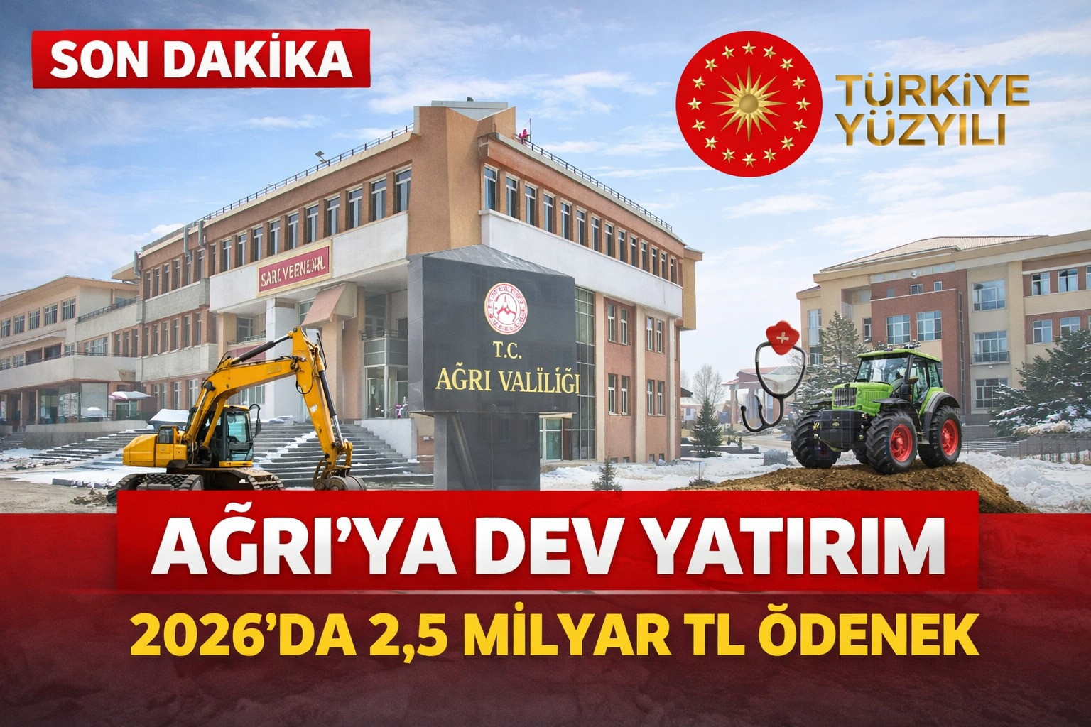 Ağrı’da 2026 Yılı Yatırım Programı Açıklandı: 2,5 Milyar TL Ödenek Ayrıldı