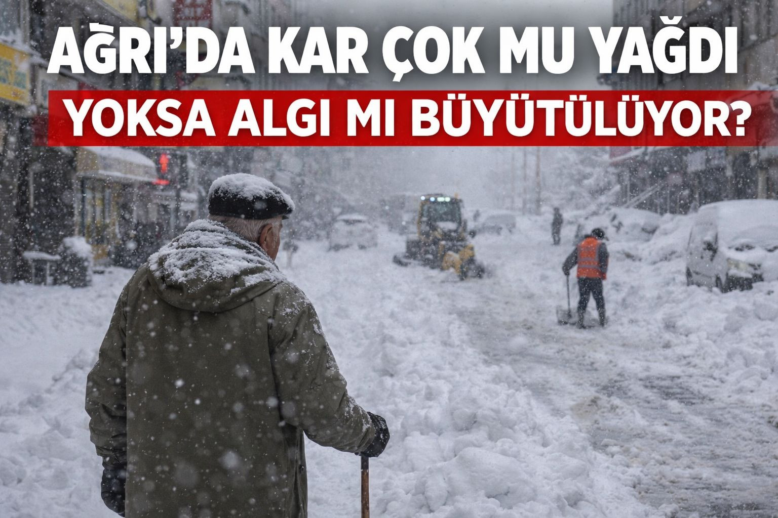Ağrı’da Kar Çok mu Yağdı, Yoksa Algı mı Büyütülüyor?