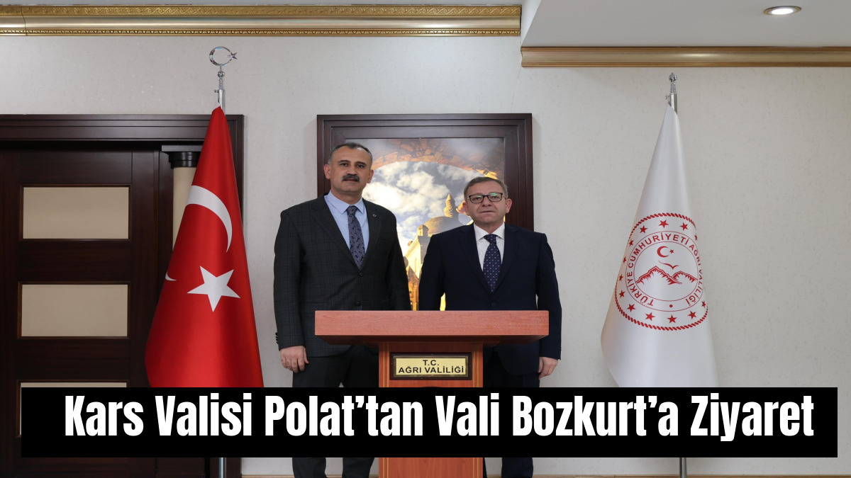 Kars Valisi Polat’tan Vali Bozkurt’a Ziyaret