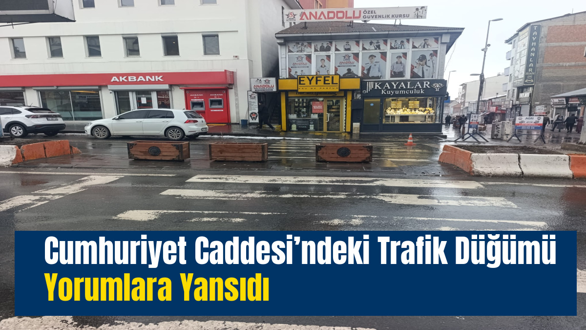 Cumhuriyet Caddesi’ndeki Trafik Düğümü Yorumlara Yansıdı
