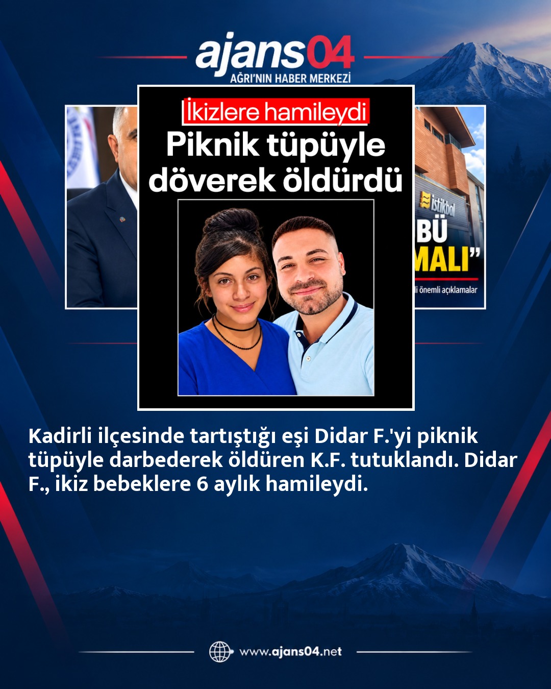 Osmaniye'de Eşini Piknik Tüpüyle Öldüren K.F. Tutuklandı