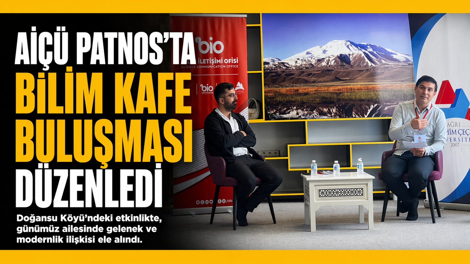 AİÇÜ, Patnos’ta Bilimi Köyle Buluşturdu