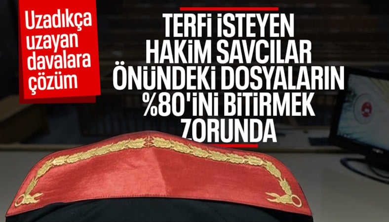 Hakim ve savcıların terfi kuralları sil baştan: Yüzde 80 şartı getirildi
