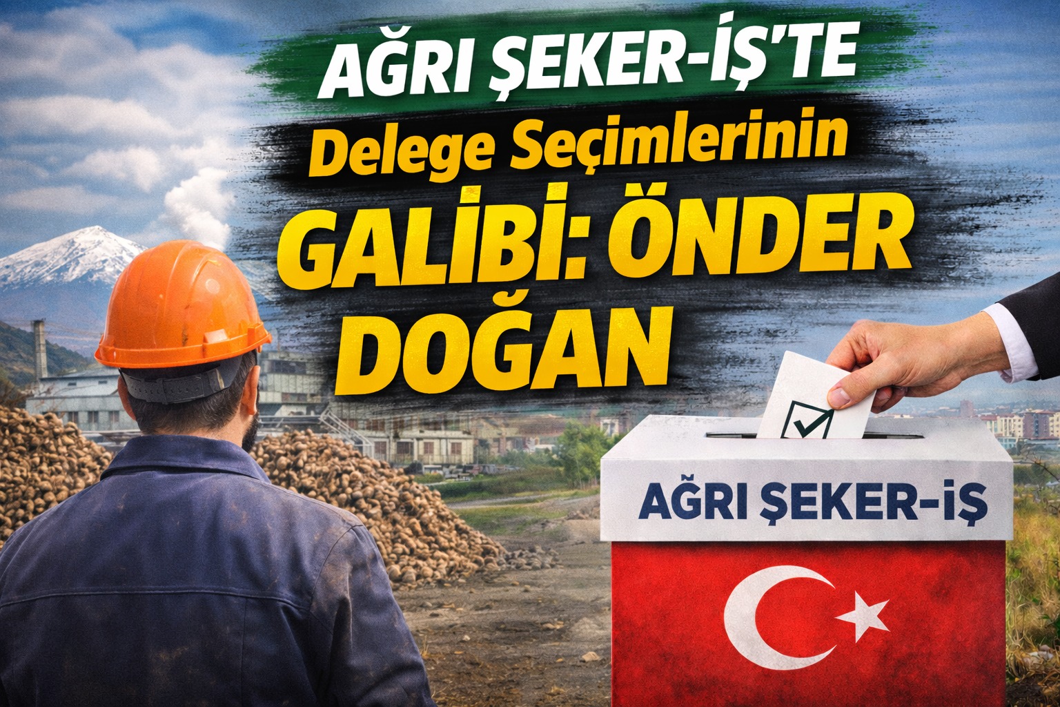 Ağrı Şeker-İş Delege Seçimlerinde Önder Doğan'ın Zaferi