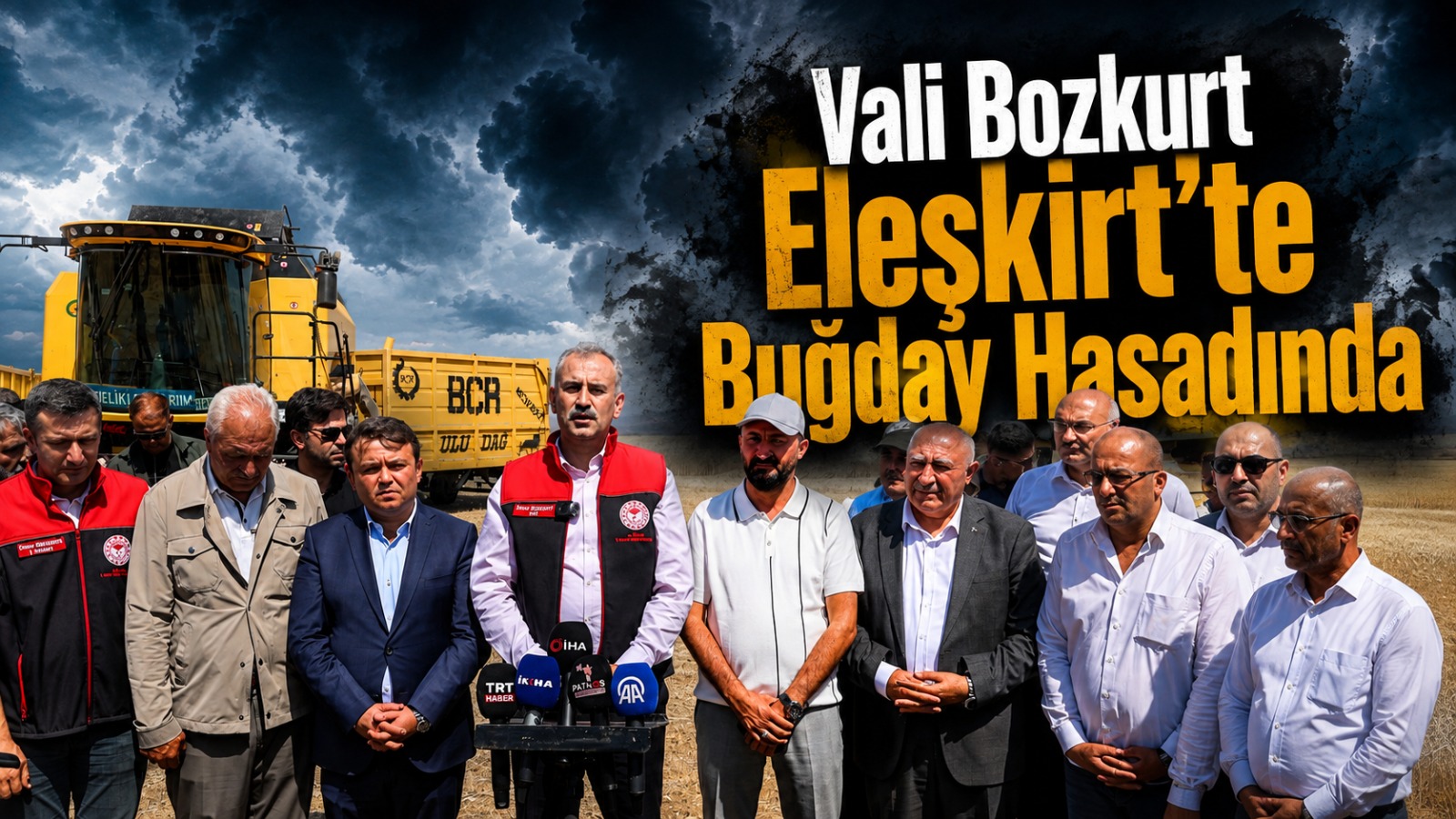 Ağrı Valiliği’nden Eleşkirt’te Buğday Hasadı Mesajı