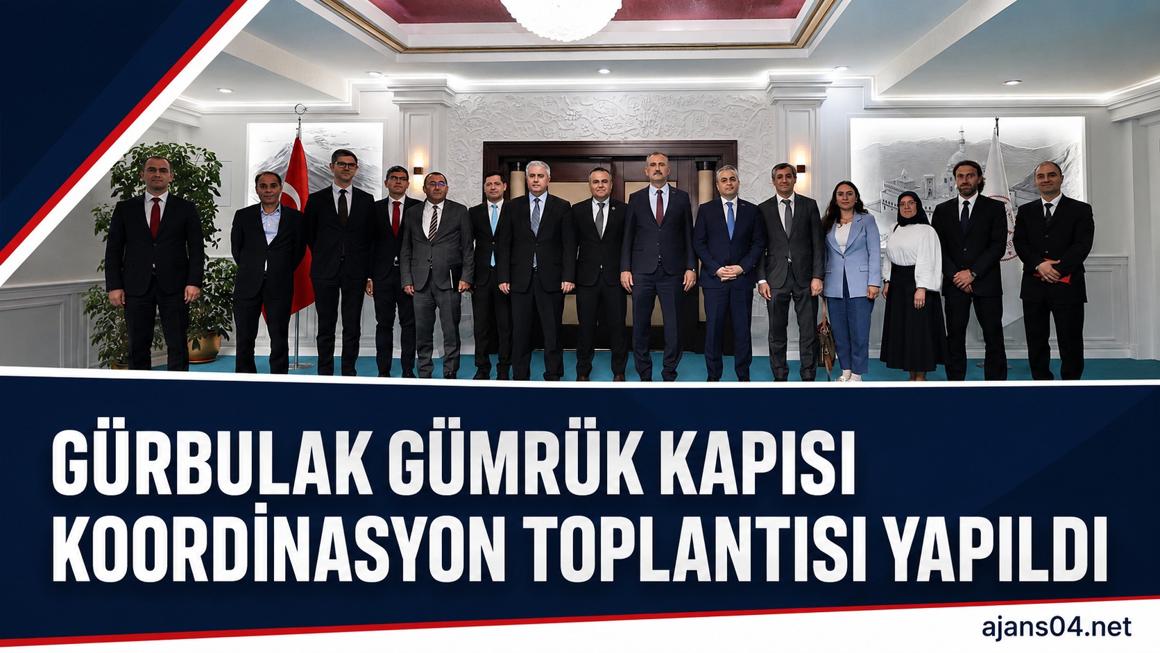 Ağrı Valiliği’nde Gürbulak Gümrük Kapısı Koordinasyon Toplantısı Yapıldı