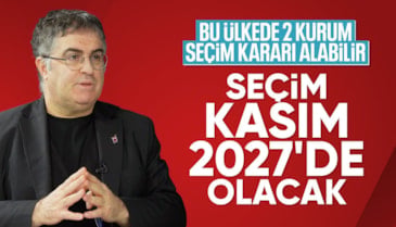 Ersan Şen: Ülkede seçim 2027 yılının Ekim veya Kasım aylarından birisinde olacak