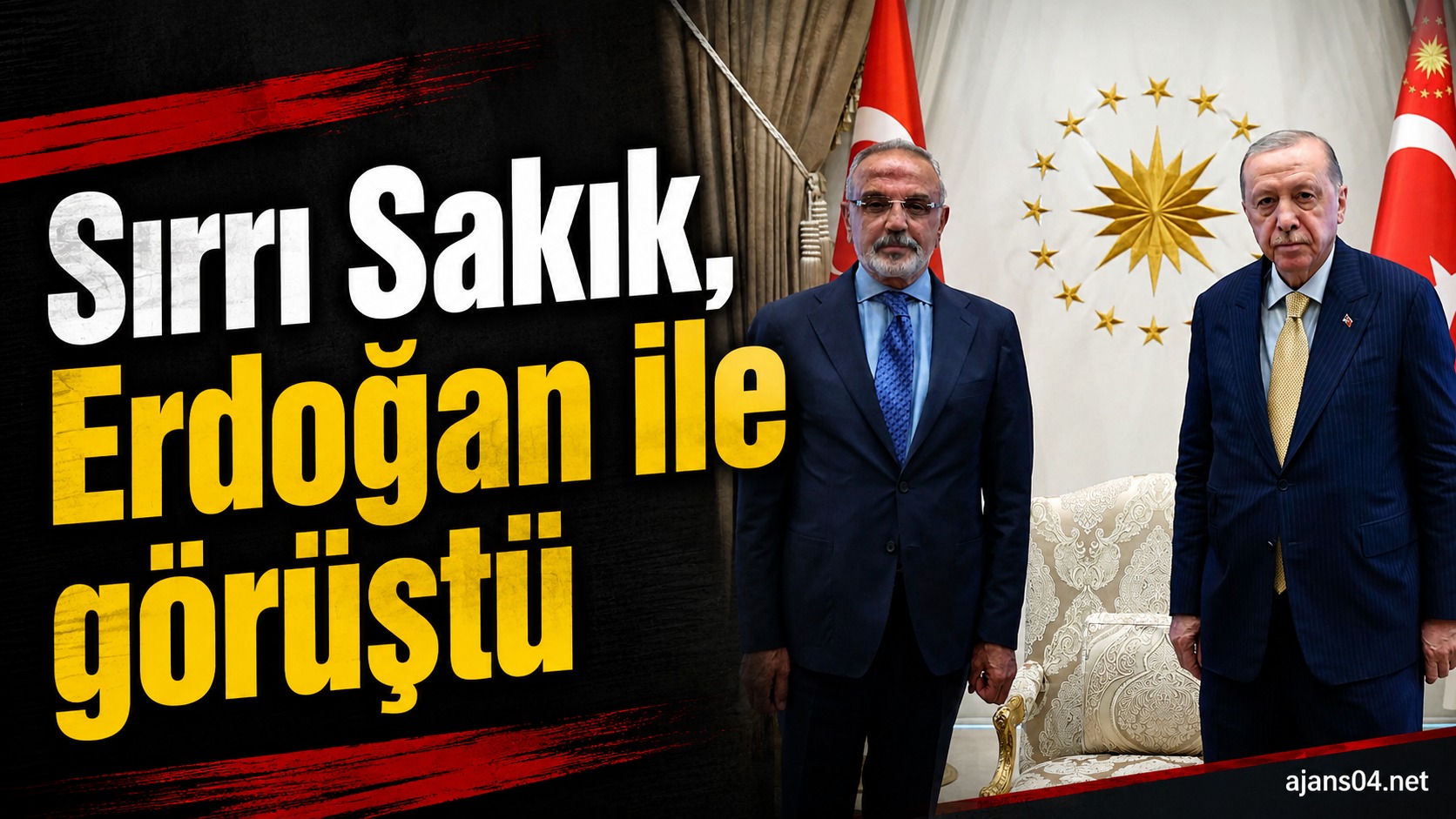 DEM Parti Milletvekili Sırrı Sakık, Cumhurbaşkanı Erdoğan İle Görüştü