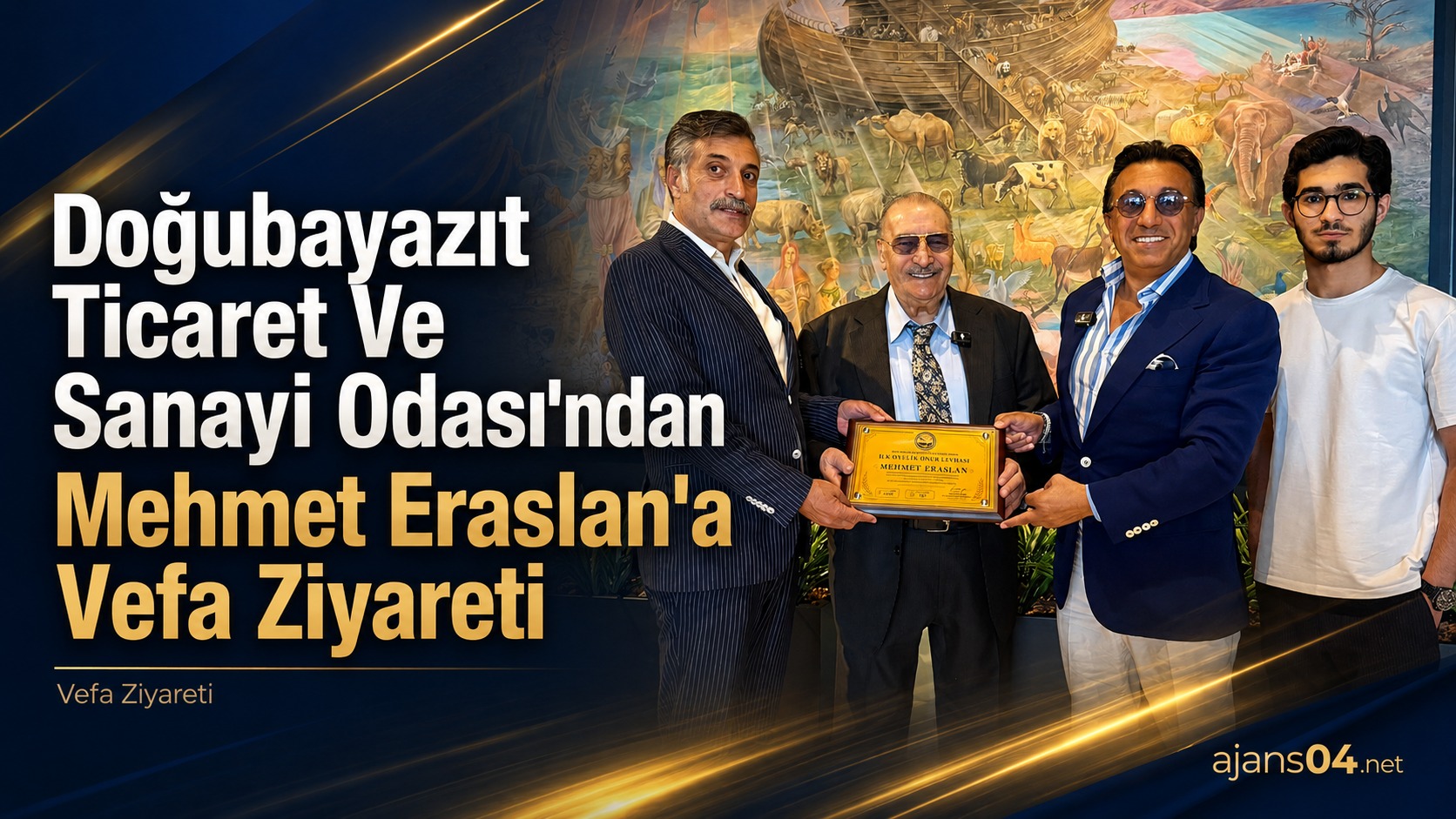 Doğubayazıt Ticaret Ve Sanayi Odası’ndan Mehmet Eraslan’a Vefa Ziyareti