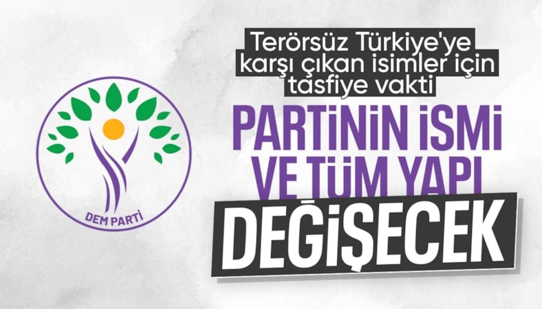 Terörsüz Türkiye etkisi: DEM Parti'nin adı ve kadroları değişiyor