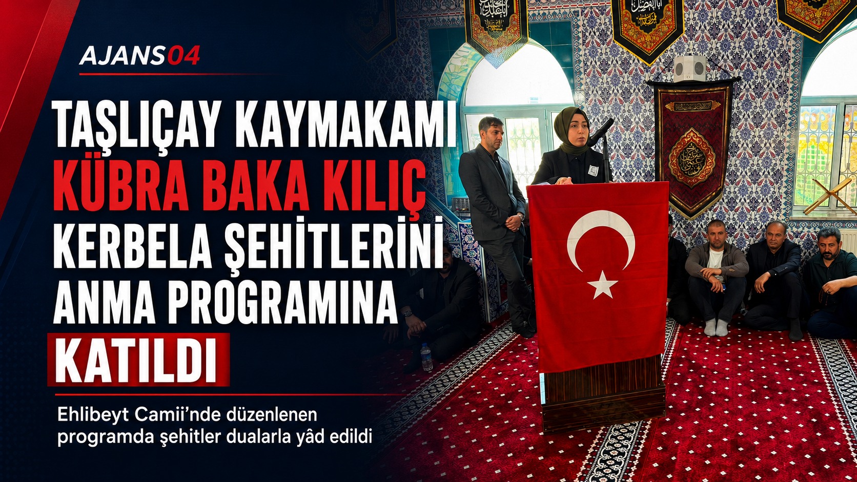 Taşlıçay Kaymakamı Kübra Baka Kılıç Kerbela Şehitlerini Anma Programına Katıldı