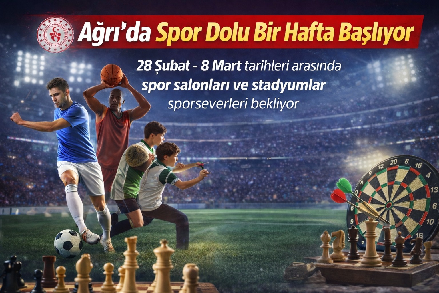 Ağrı’da Spor Dolu Bir Hafta Başlıyor