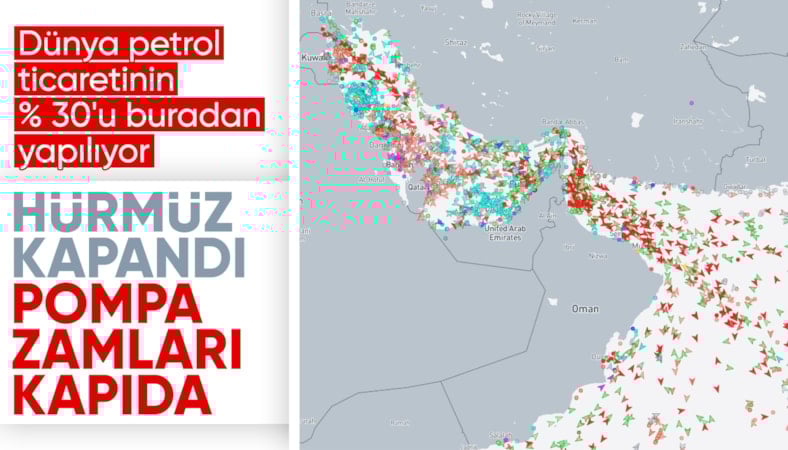 Hürmüz Boğazı'nda trafik durdu: Petrol fiyatları yükseldi