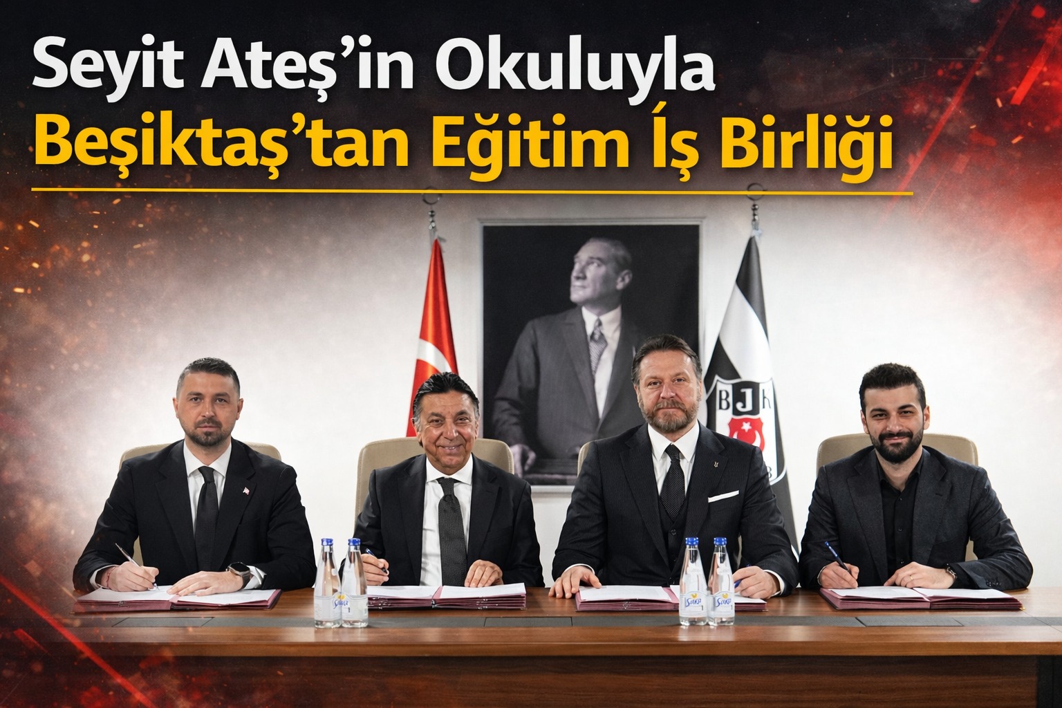 Özel Seyit Ateş Spor Lisesi, Beşiktaş İle İş Birliği Anlaşması İmzalandı