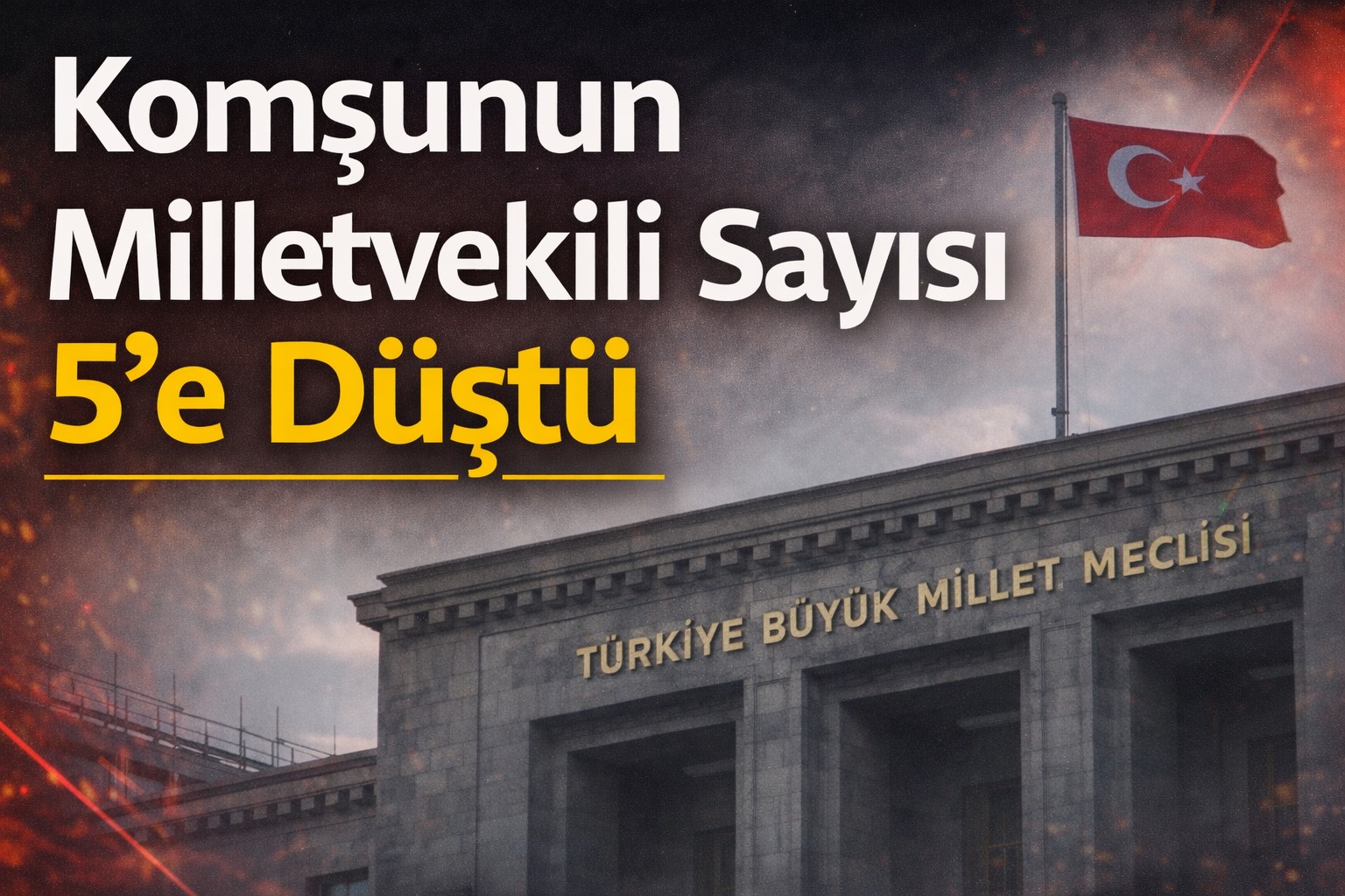 Komşunun Milletvekili Sayısı 5’e Düştü