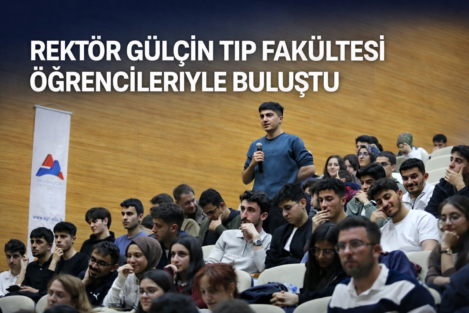 Rektör Gülçin Tıp Fakültesi Öğrencileriyle Buluştu