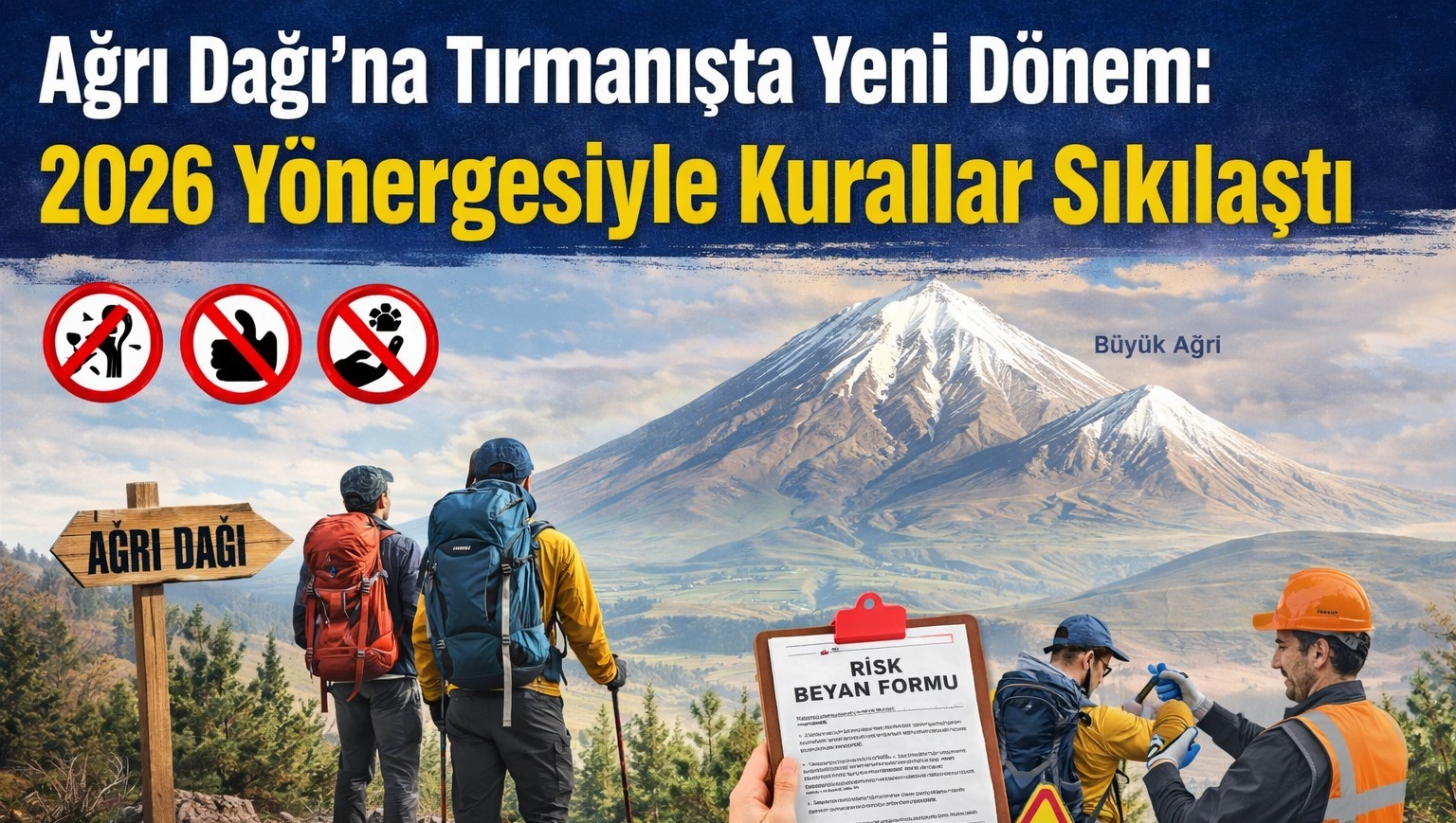 Ağrı Dağı’na Tırmanışta Yeni Dönem: 2026 Yönergesiyle Kurallar Sıkılaştı