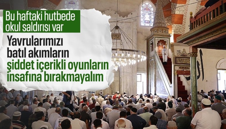 Cuma hutbesinde anne ve babalara 'dijital bağımlılık' uyarısı