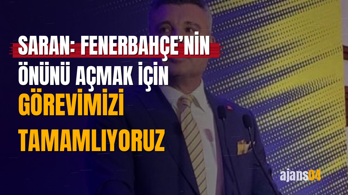 Saran: Fenerbahçe’nin önünü açmak için görevimizi tamamlıyoruz