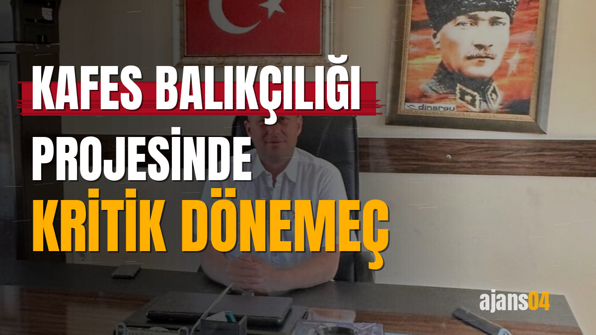 Kafes balıkçılığı projesinde kritik dönemeç