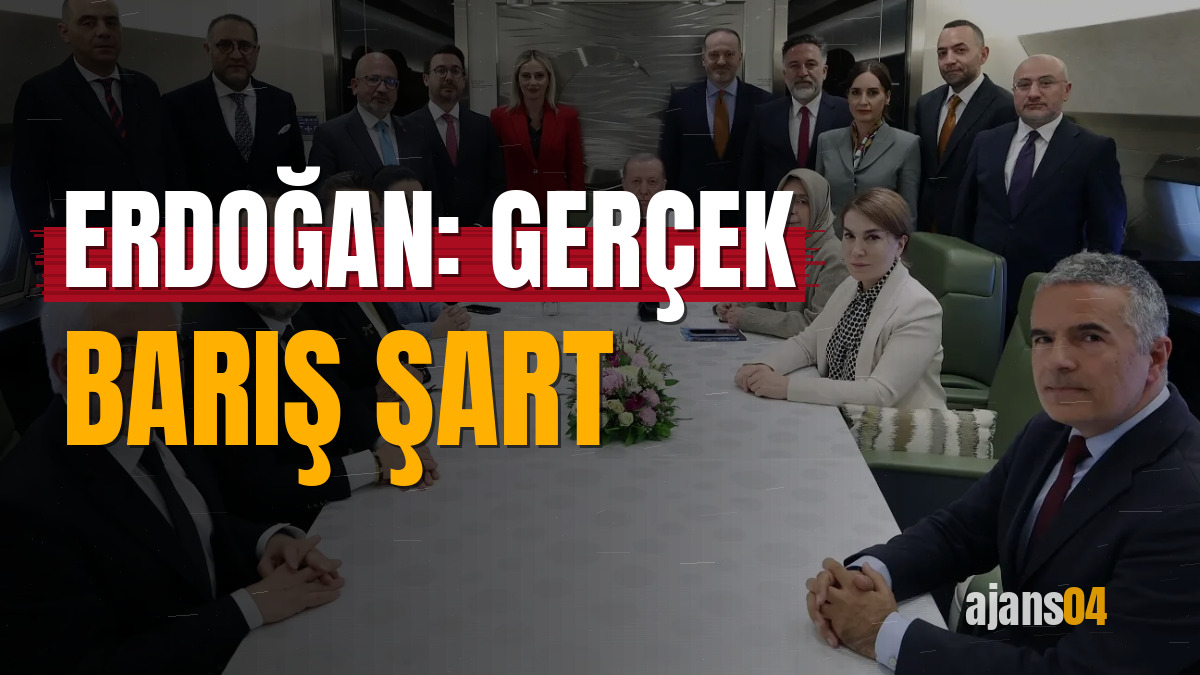 Erdoğan: Gerçek barış şart
