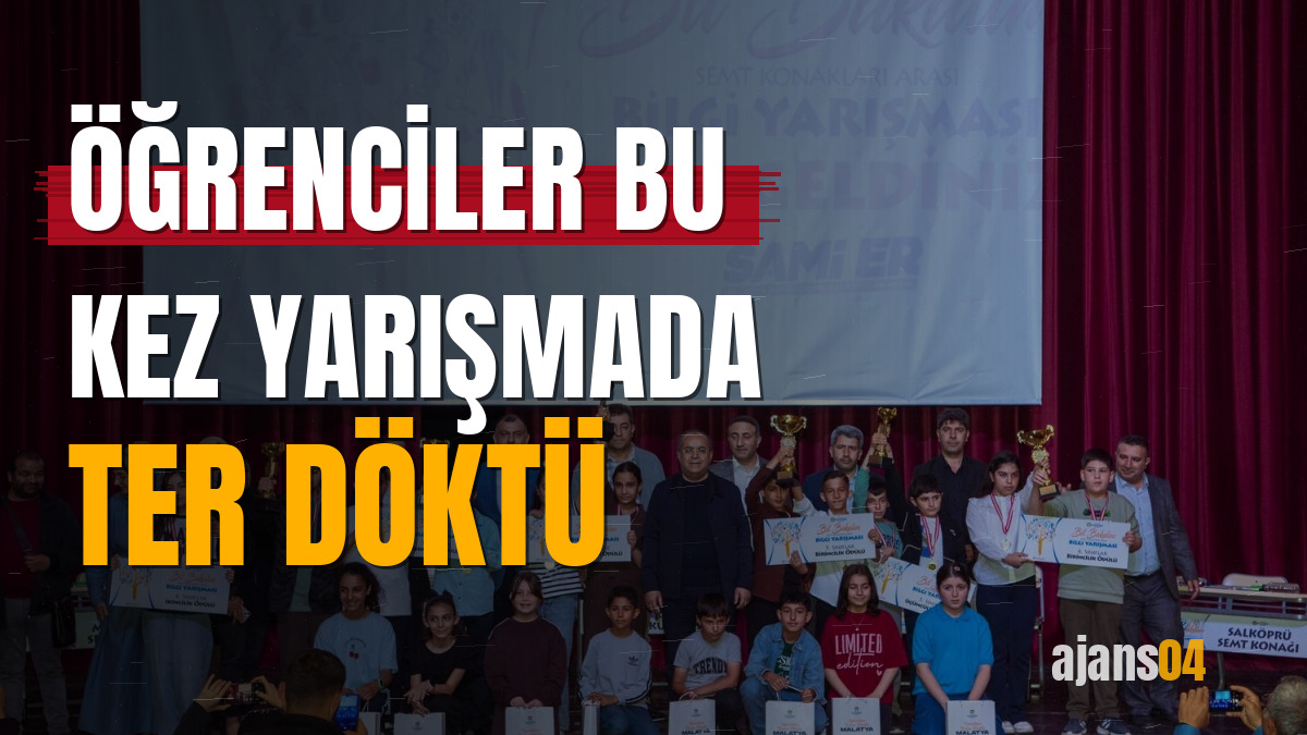 Öğrenciler bu kez yarışmada ter döktü