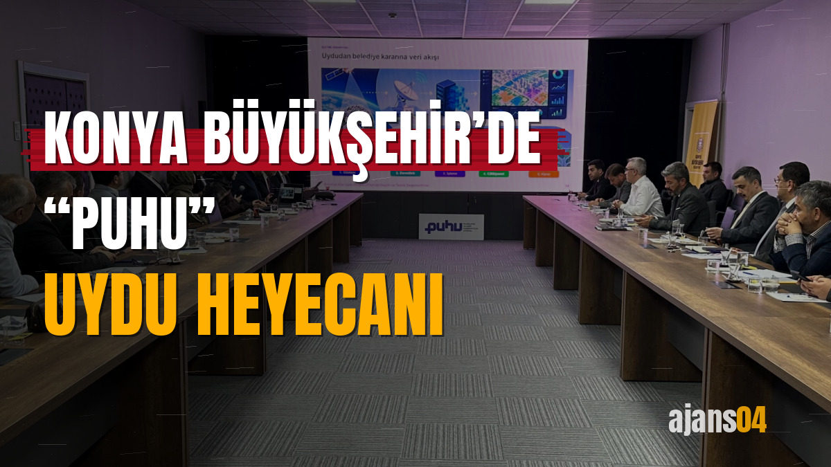 Konya Büyükşehir’de “puhu” uydu heyecanı