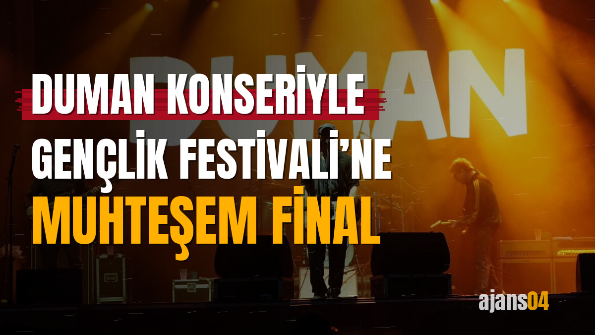 Duman konseriyle Gençlik Festivali’ne muhteşem final