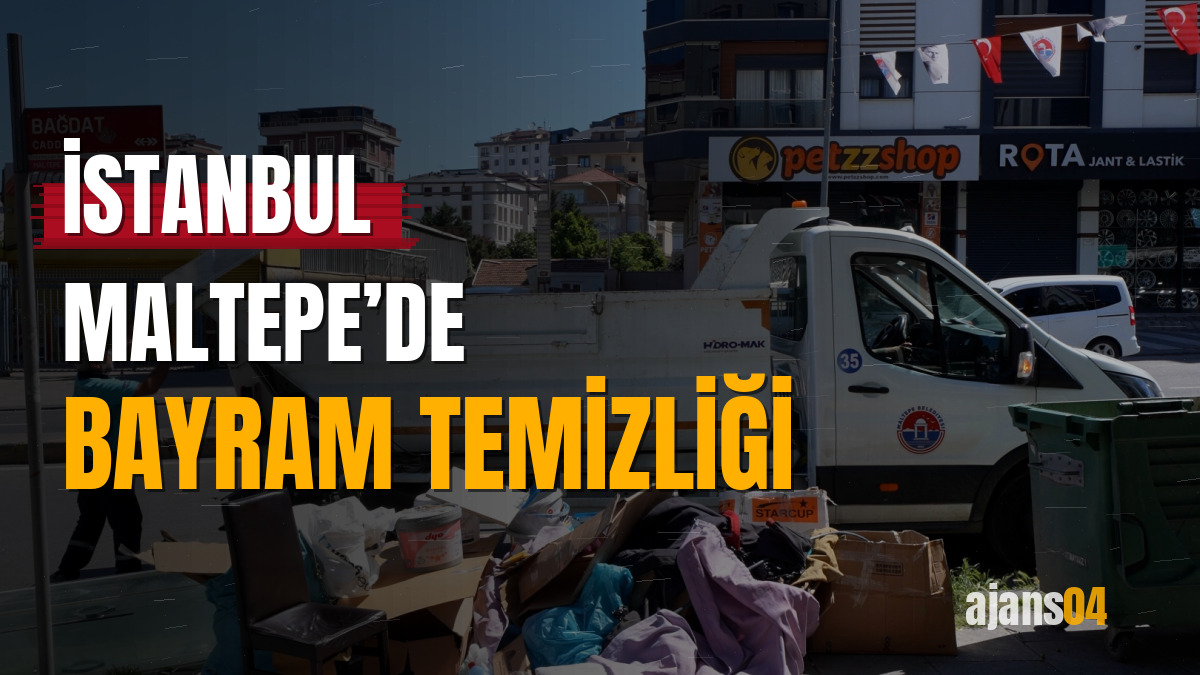 İstanbul Maltepe’de bayram temizliği