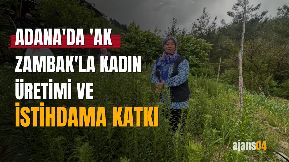 Adana'da 'Ak Zambak'la kadın üretimi ve istihdama katkı