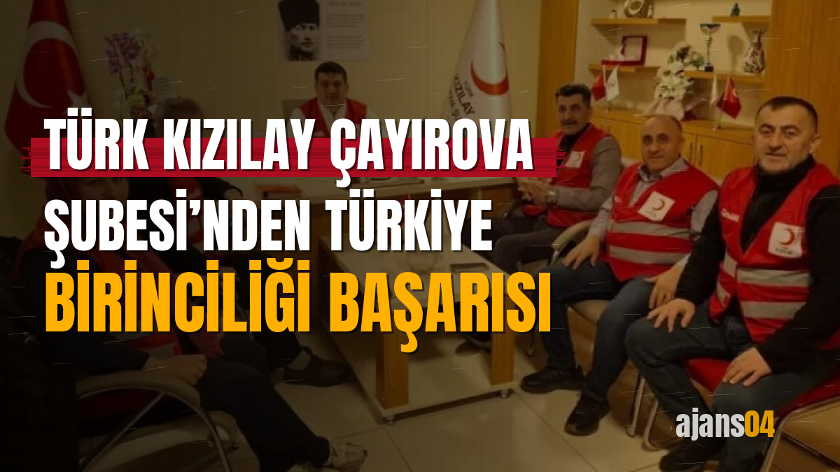 Türk Kızılay Çayırova Şubesi’nden Türkiye birinciliği başarısı