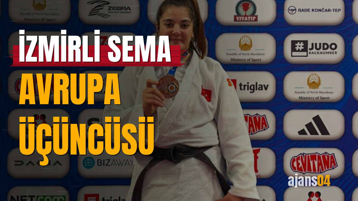 İzmirli Sema Avrupa üçüncüsü