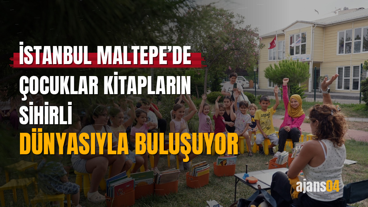 İstanbul Maltepe’de çocuklar kitapların sihirli dünyasıyla buluşuyor