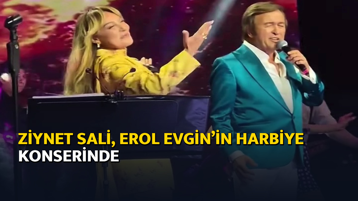 Ziynet Sali, Erol Evgin’in Harbiye konserinde